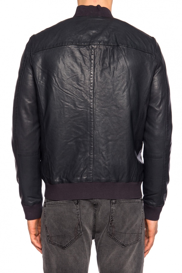 Allsaints kino clearance leather bomber